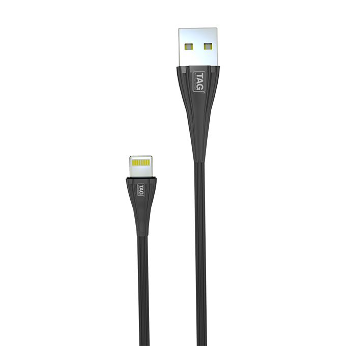 TAG ZINC ALLOY DATA & CHARGING CABLE iOS 2M