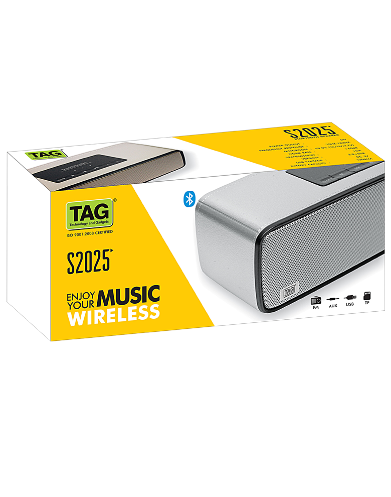 TAG Bluetooth Speaker S2025 Technology & Gadgets